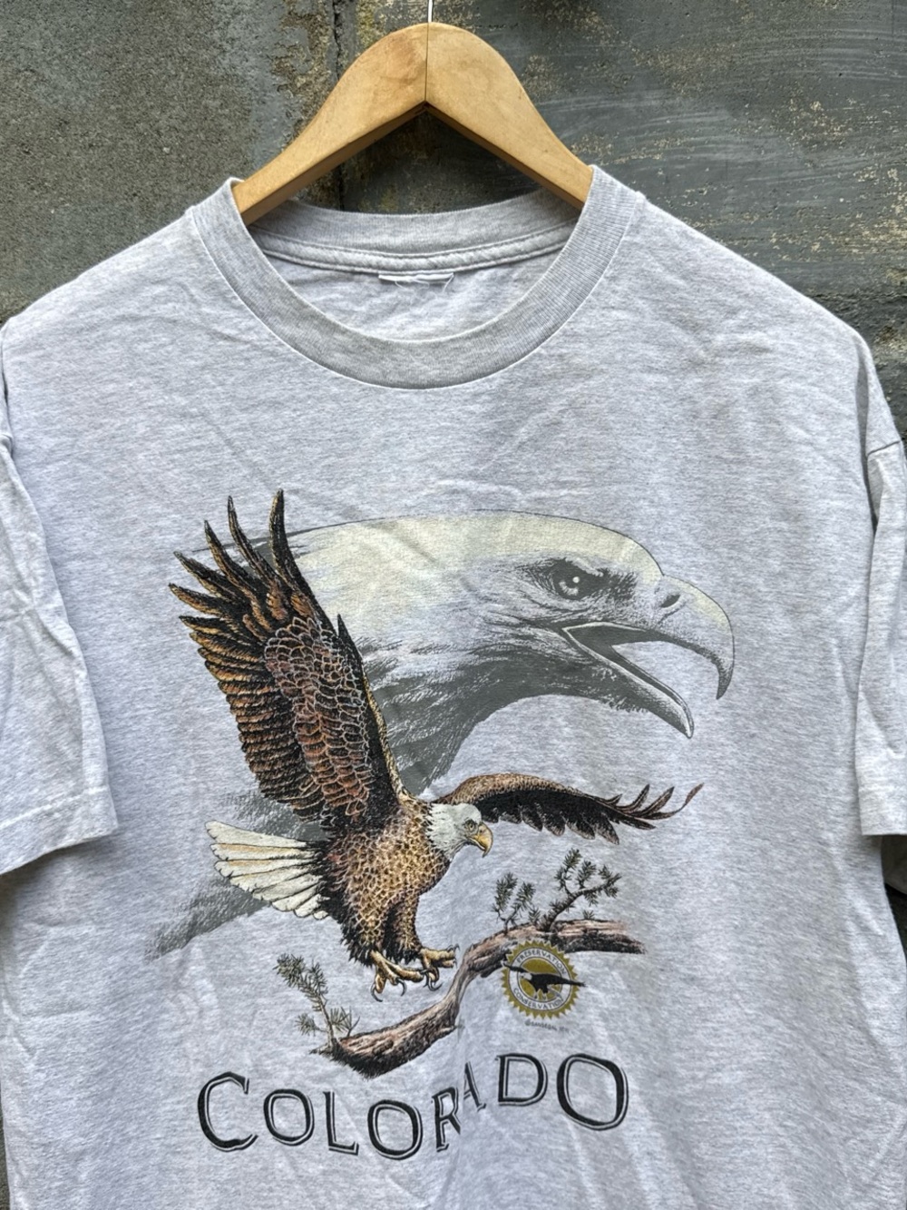 Vintage Colorado Bald Eagle T Shirt Large Nature Outdoors Gorpcore 2000s